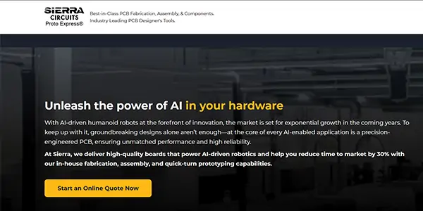 Best PCB manufacturer - Sierra Circuits